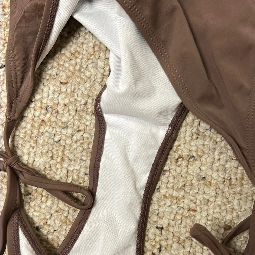 SHEIN Brown Triangle Bikini Set new in Bag